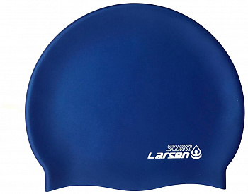 Шапочка для плавания Larsen SC15 синий металлик
