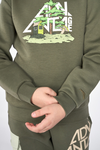 Свитшот W352416706-1 зеленый ANTA