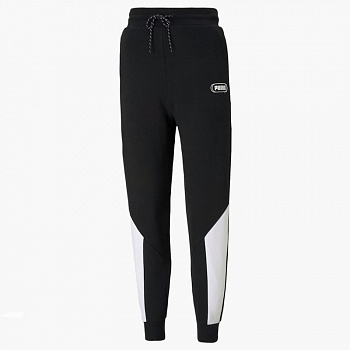 Брюки PUMA REBEL HIGH WAIST TR CL 58582501, black, white