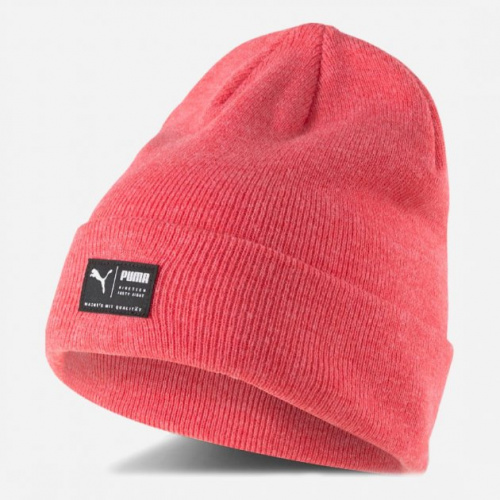 Шапка PUMA  ARCHIVE HEATHER BEANIE UNISEX 02173917, coral