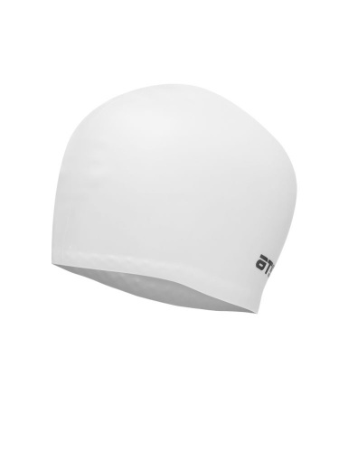 Шапочка для плавания ATEMI LC01/для длин волос/ силикон белый