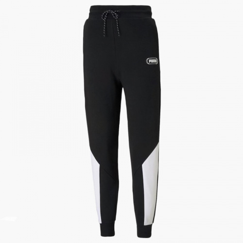 Брюки PUMA REBEL HIGH WAIST TR CL 58582501, black, white