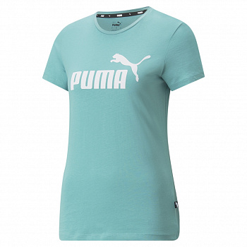 Футболка PUMA ESS LOGO TEE 58677561, turquoise