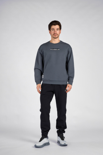 Свитшот ANTA 852417732-3 серый 