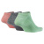 NIKE Носки Cotton Cushion No-Show SX4732-904, 3 пары green,grey, pink NIKE Носки Cotton Cushion No-Show SX4732-904, 3 пары green,grey, pink