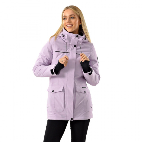 Куртка парка демисезонная AZIMUTH 221/21839-2 сирень