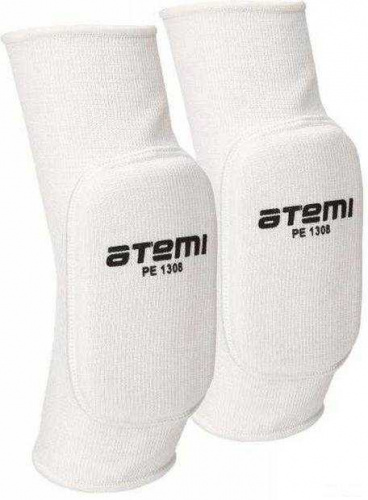 Защита голеностопа эластичная с набивкой ATEMI PE-1308, white