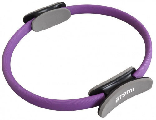 ATEMI Кольцо для пилатеса APR02, 35.5 см, violet, grey