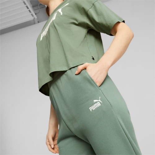 Брюки Puma ESS+ Embroidery 67000744, зеленый