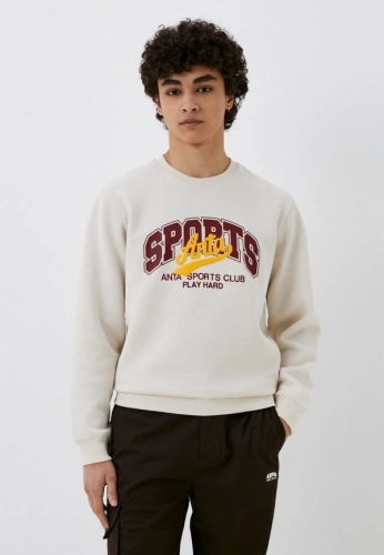 Свитшот Anta 852338701-1 белый