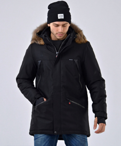 Куртка парка зимняя AZIMUTH 8278-88, black