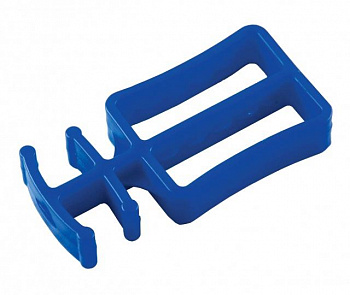 Стяжка для лыж пластиковая, blue