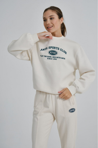 Свитшот ANTA 862348706-1, белый 