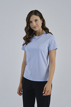 Футболка Anta TRN-ESSENTIAL 862537131-3, голубой Футболка Anta TRN-ESSENTIAL 862537131-3, голубой