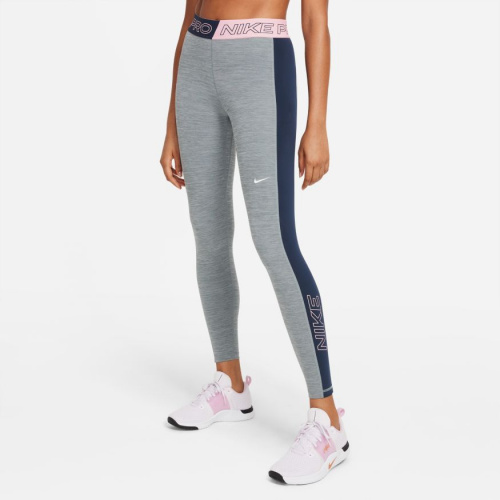 Лосины NIKE DA1048-084, grey, dark blue, pink 