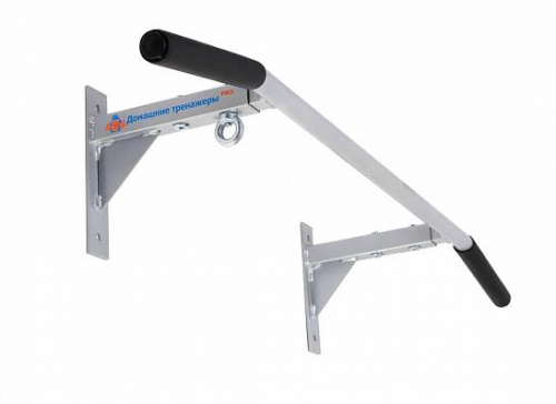 Турник наддверный с наклонным хватом, grey, black