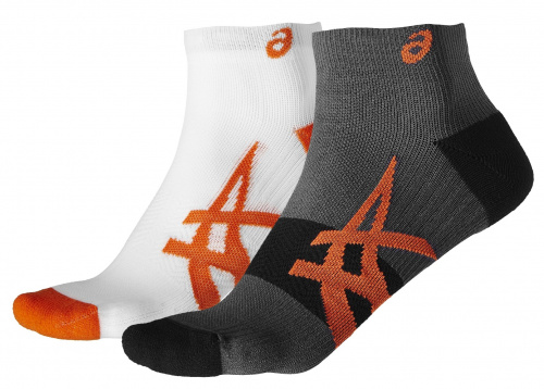 ASICS Носки  Lightweight Sock, white, orange, black, grey