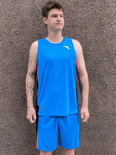 Костюм игровой баскетбольный ANTA 852521207T-4 синий Костюм игровой баскетбольный ANTA 852521207T-4 синий