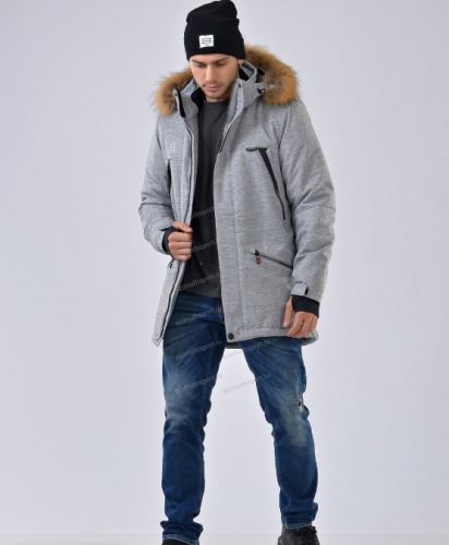 Куртка парка зимняя AZIMUTH 8278-89, grey