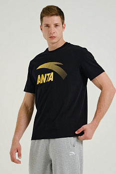 Футболка муж. 852428112E-4 черный/золотой ANTA