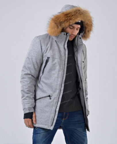 Куртка парка зимняя AZIMUTH 8278-89, grey