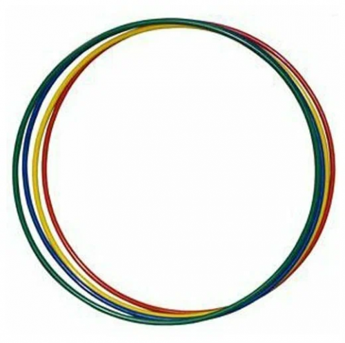 Обруч алюминиевый гимнастический MR-OAI900COL, 900 мм, 360 гр., multi color