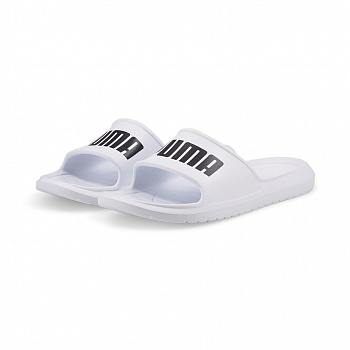 Сланцы PUMA DIVECAT 37482304, white, black Сланцы PUMA DIVECAT 37482304, white, black