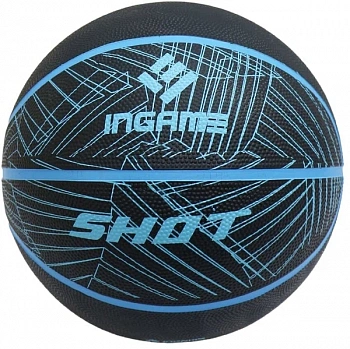 Мяч баскет. INGAME Shot №7 черно-синий Мяч баскет. INGAME Shot №7 черно-синий