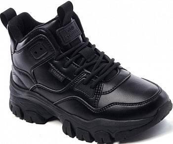 Кроссовки зимние STROBBS F8361-3, black