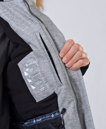 Куртка парка зимняя AZIMUTH 8278-89, grey