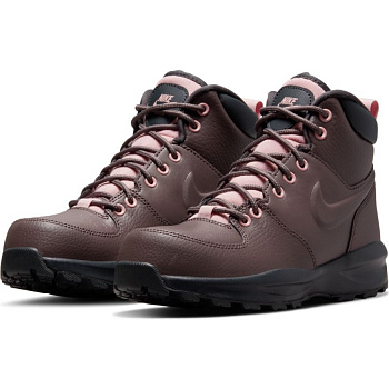 NIKE Ботинки подростковые BQ5372-200 MANOA LTR (GS), brown, pink