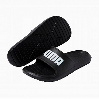 Сланцы PUMA  DIVECAT 37482301, black, white Сланцы PUMA  DIVECAT 37482301, black, white