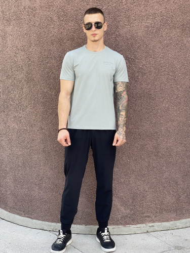 Футболка муж. 852537110-2 серо-зеленый Anta