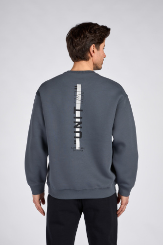 Свитшот ANTA 852417732-3 серый 