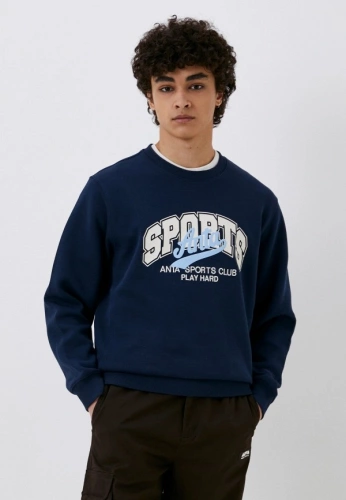 Свитшот Anta 852338701-4 темно-синий
