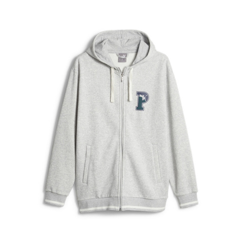 Толстовка PUMA SQUAD Fz Hoodie Fl 67678904, серый 