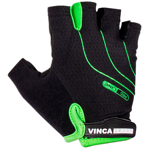Перчатки велосипедные Vinca sport VG900 new black