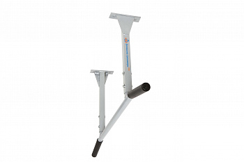 Турник потолочный с наклонными ручками, grey, black