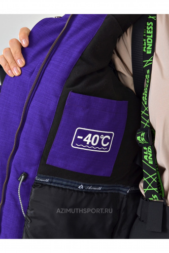 Куртка парка зимняя AZIMUTH 21803_70, violet