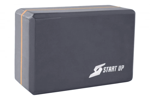 START UP Блок для йоги NT18022, 22*15*10см, серый