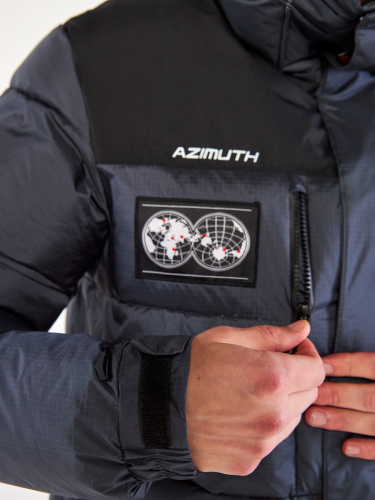 Куртка зимняя AZIMUTH 123/22954_17, серый графит 