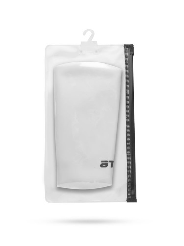 Шапочка для плавания ATEMI LC01/для длин волос/ силикон белый