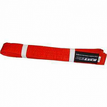 Пояс для единоборств Т12092, (280см), red