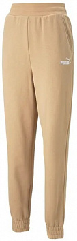 Брюки Puma ESS+ Embroidery High-Waist  84709384, бежевый Брюки Puma ESS+ Embroidery High-Waist  84709384, бежевый