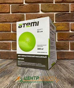 Мяч массажный Atemi AGB0255 55см  Мяч массажный Atemi AGB0255 55см