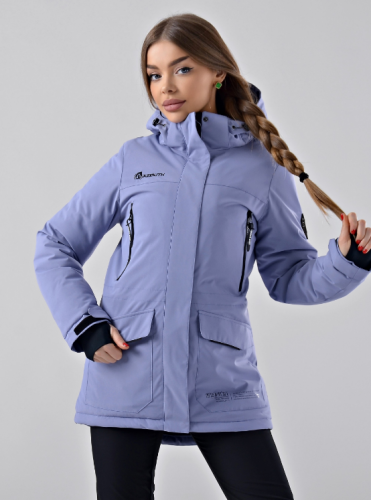 Куртка парка демисезонная AZIMUTH 123/22923-134, lilac