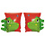 Нарукавники детские BESTWAY DINO PARROT 32115, от 3-6 лет JUNIOR, red, green