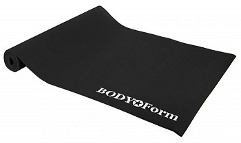 Коврик гимнастический BODY FORM BF-YM01, black
