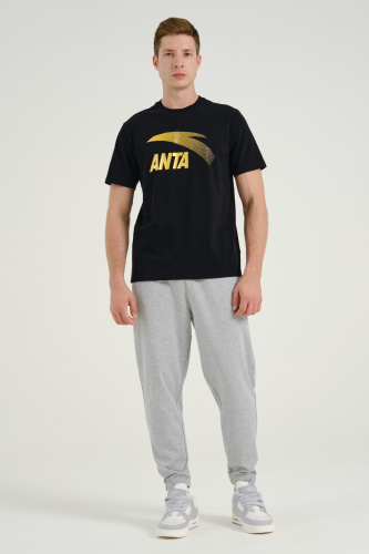 Футболка муж. 852428112E-4 черный/золотой ANTA