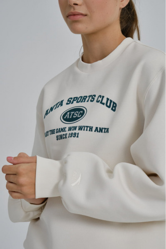 Свитшот ANTA 862348706-1, белый 